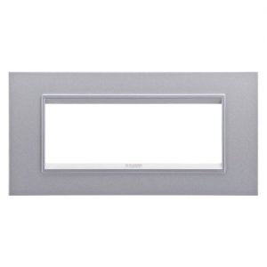 Gewiss Chorus Rama Lux 6P Metal Titanium Monochrome GW16206XT