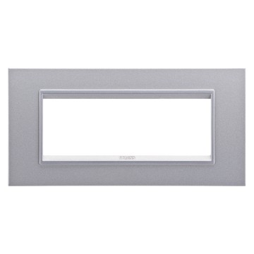 Gewiss Chorus Rama Lux 6P Metal Titanium Monochrome GW16206XT