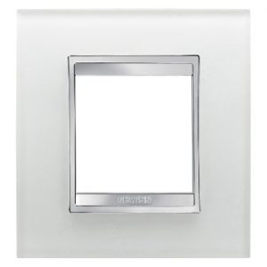 Gewiss Chorus Rama Lux International 2G Ice Glas GW16222CG