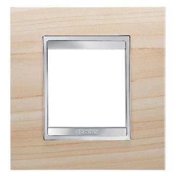 Gewiss Chorus Rama Lux International 2-Module, Maple GW16222LA