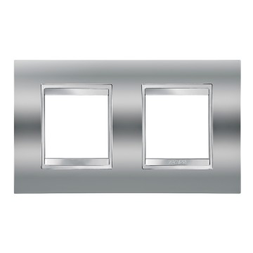 Gewiss Chorus Rama Lux International 2X2 Modulee H Chrome GW16223MC