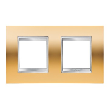 Gewiss Chorus Rama Lux International 2X2 Modulee H Gold GW16223MO