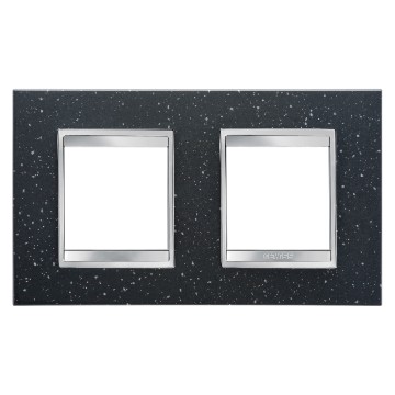 Gewiss Chorus Rama Lux International 2X2 Modulee H Lava Stone GW16223RL