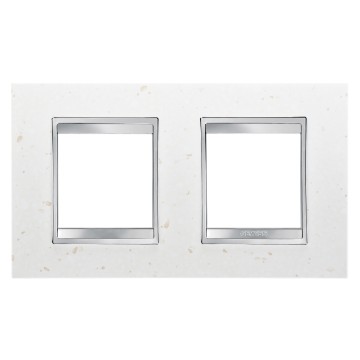 Gewiss Chorus Rama Lux International 2X2 Modulee H Moonstone GW16223RN