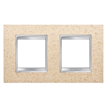 Gewiss Chorus Rama Lux International 2X2 Modulee H Sandstone GW16223RS
