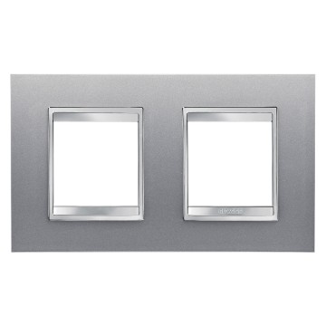 Gewiss Chorus Rama Lux International 2X2 Modulee H Titanium GW16223VT