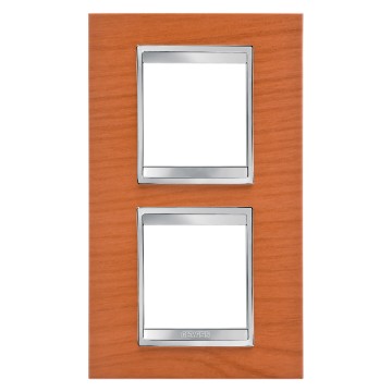 Gewiss Chorus Rama Lux International 2X2 Modulee V 71 Cherry GW16224LC