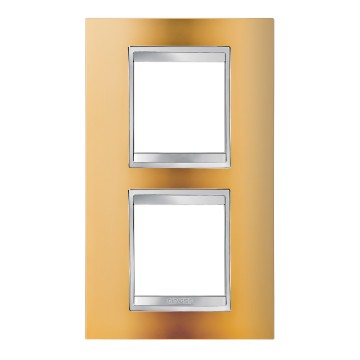 Gewiss Chorus Rama Lux International 2X2 Modulee V 71 Gold GW16224MO