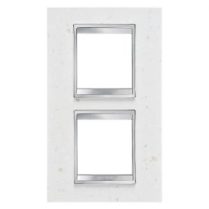 Gewiss Chorus Rama Lux International 2X2 Modulee V 71 Moonstone GW16224RN