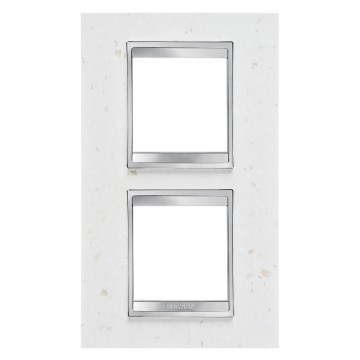 Gewiss Chorus Rama Lux International 2X2 Modulee V 71 Moonstone GW16224RN