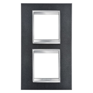 Gewiss Chorus Rama Lux International 2X2 Modulee V 71 Slate GW16224VA