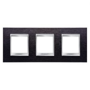 Gewiss Chorus Rama Lux International 2X2X2 Modulee H.Black Aluminium GW16226MA