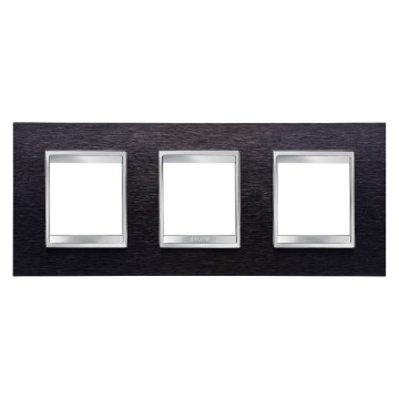 Gewiss Chorus Rama Lux International 2X2X2 Modulee H.Black Aluminium GW16226MA