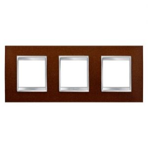 Gewiss Chorus Rama Lux International 2X2X2 Modulee Horiz.Oxidised Iro GW16226MF
