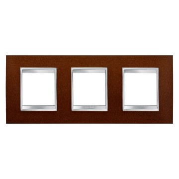 Gewiss Chorus Rama Lux International 2X2X2 Modulee Horiz.Oxidised Iro GW16226MF