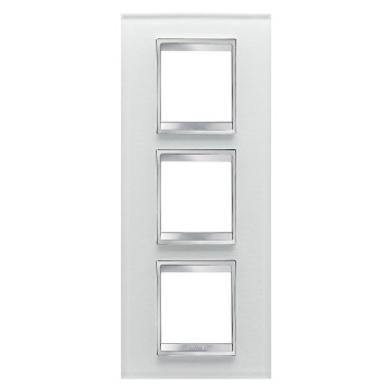 Gewiss Chorus Rama Lux International 2X2X2 Modulee V.Ice Glas GW16227CG