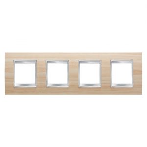 Gewiss Chorus Rama Lux International 2X2X2X2 Modulee H Maple GW16228LA