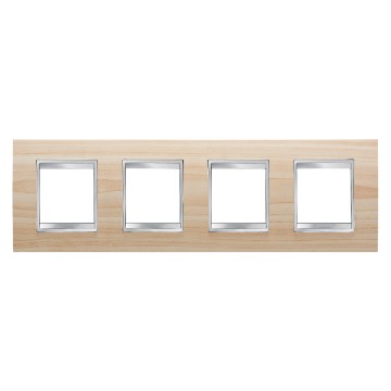 Gewiss Chorus Rama Lux International 2X2X2X2 Modulee H Maple GW16228LA