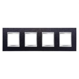 Gewiss Chorus Rama Lux International 2X2X2X2 Modulee H.Black Aluminiu GW16228MA