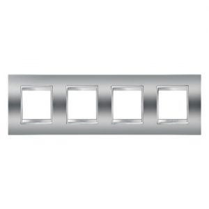 Gewiss Chorus Rama Lux International 2X2X2X2 Modulee H Chrome GW16228MC