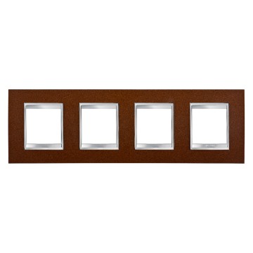Gewiss Chorus Rama Lux International 2X2X2X2 Modulee Hor.Oxidised Iro GW16228MF