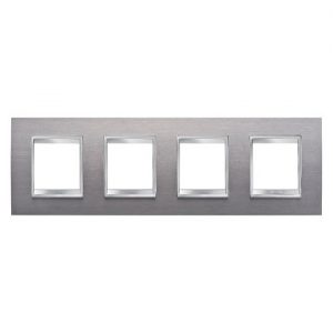 Gewiss Chorus Rama Lux International 2X2X2X2 Modulee H.Brushed S.Steel GW16228MI