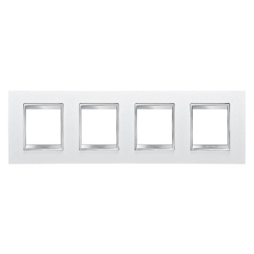 Gewiss Chorus Rama Lux International 2X2X2X2 Modulee H Alb Leather GW16228PB