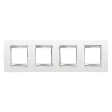 Gewiss Chorus Rama Lux International 2X2X2X2 Modulee H Moonstone GW16228RN