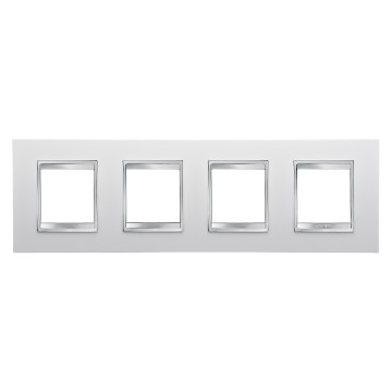Gewiss Chorus Rama Lux International 2X2X2X2 Modulee H Milk Alb GW16228TB