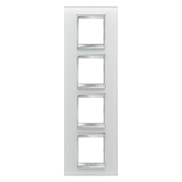 Gewiss Chorus Rama Lux International 2X2X2X2 Modulee Ver. Ice Glas GW16229CG
