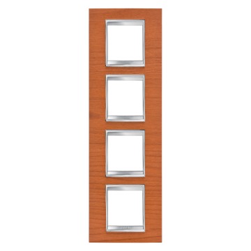 Gewiss Chorus Rama Lux International 2X2X2X2 Modulee V Cherry GW16229LC