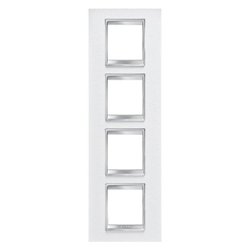 Gewiss Chorus Rama Lux International 2X2X2X2 Modulee V Alb Leather GW16229PB