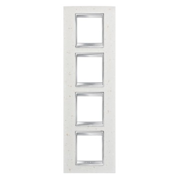 Gewiss Chorus Rama Lux International 2X2X2X2 Modulee V Moonstone GW16229RN
