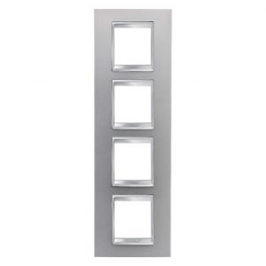 Gewiss Chorus Rama Lux International 2X2X2X2 Modulee V Titanium GW16229VT