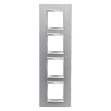 Gewiss Chorus Rama Lux International 2X2X2X2 Modulee V Titanium GW16229VT