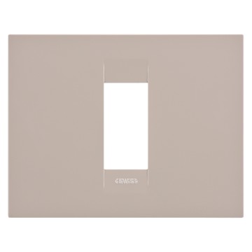 Gewiss Chorus Rama Geo 1-Modul Hemp GW16401TC