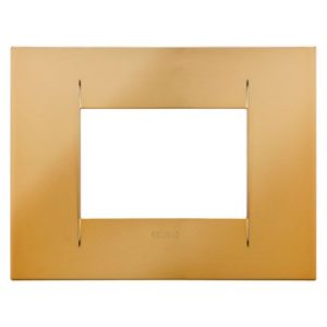 Gewiss Chorus Rama Geo 3-Module Gold GW16403MO