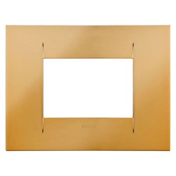 Gewiss Chorus Rama Geo 3-Module Gold GW16403MO