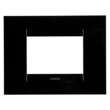 Gewiss Chorus Rama Geo 3-Module Toner Black GW16403TN