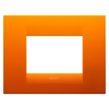 Gewiss Chorus Rama Geo 3-Module Opal Orange GW16403TO