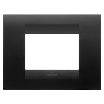 Gewiss Chorus Rama Geo 3-Module Satin Black GW16403VN