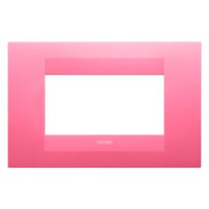 Gewiss Chorus Rama Geo 4-Module Sapphire Pink GW16404TZ