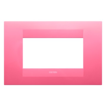 Gewiss Chorus Rama Geo 4-Module Sapphire Pink GW16404TZ