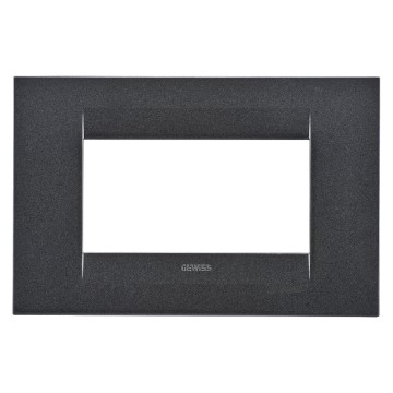 Gewiss Chorus Rama Geo 4-Module Slate GW16404VA