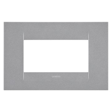 Gewiss Chorus Rama Geo 4-Module Titanium GW16404VT
