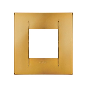 Gewiss Chorus Rama Geo International 2-Module, Gold GW16422MO