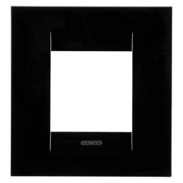 Gewiss Chorus Rama Geo International 2-Module, Toner Black GW16422TN