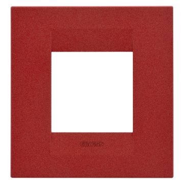 Gewiss Chorus Rama Geo International 2-Module, Ruby GW16422VR