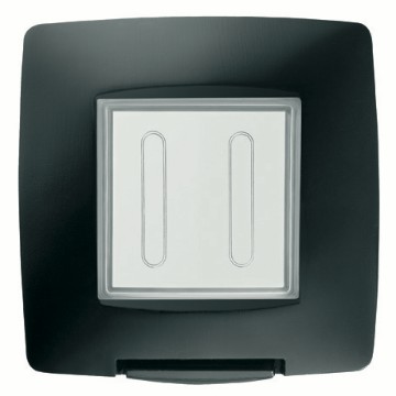 Gewiss Chorus Rama Aparataj 2-Module Ip55 Black GW16702TN