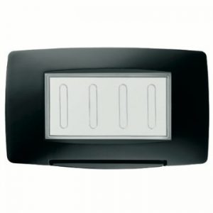 Gewiss Chorus Rama Aparataj 4-Module Ip55 Black GW16704TN